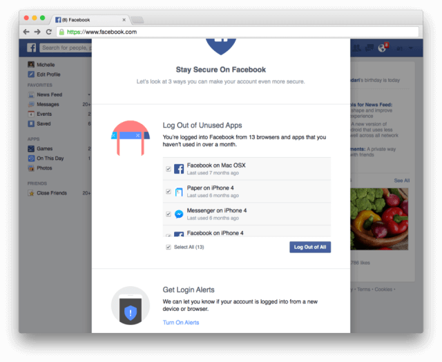 فيسبوك تصدر أداة جديدة Security Checkup لتصفح الآمن